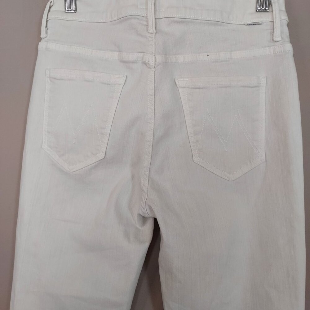 Mother The Insider Crop Step Fray Jeans Size 29 - Picture 3 of 14